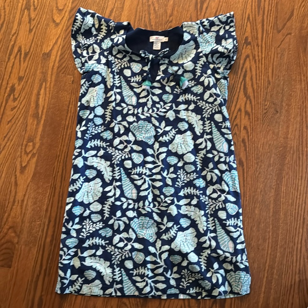 Vineyard Vines Blue Floral Dress - size M